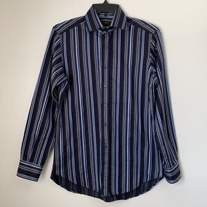 ETRO Men’s Cotton Dress Shirt Button Up Made in Italy Size 40